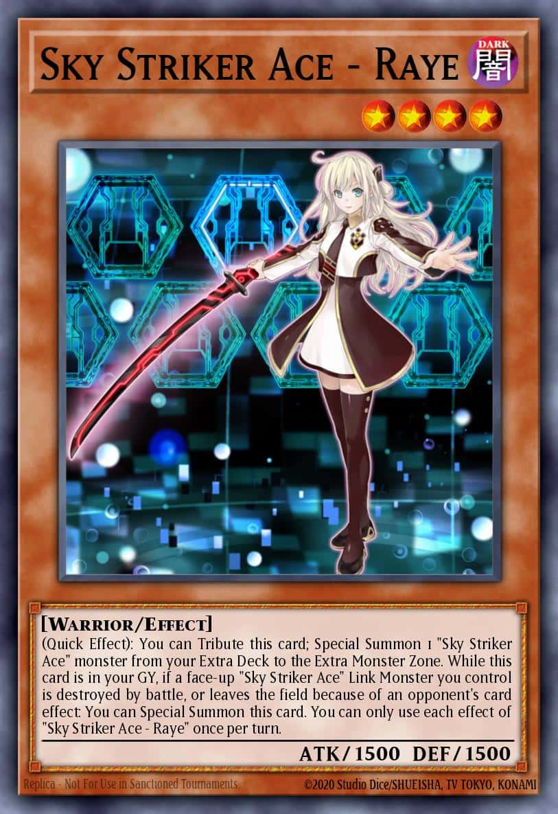 Sky Striker Ace - Raye MGED-EN017 Premium Gold Rare Yu-Gi-Oh! kartı
