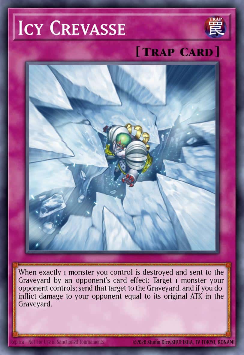 Icy Crevasse PHSW-EN069 Common Yu-Gi-Oh! kartı
