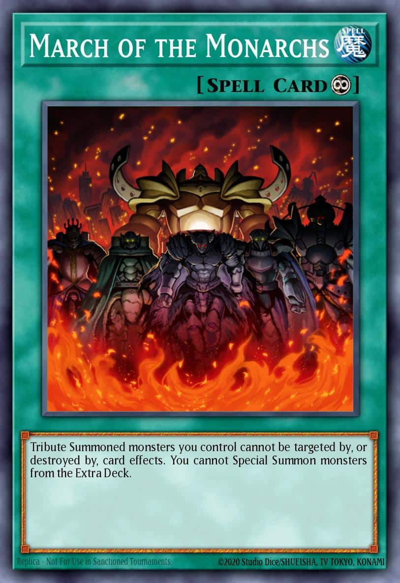 March of the Monarchs EGS1-EN027 Common Yu-Gi-Oh! kartı