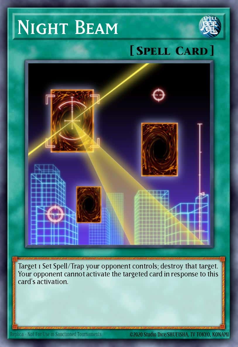 Night Beam STAX-EN037 Common Yu-Gi-Oh! kartı