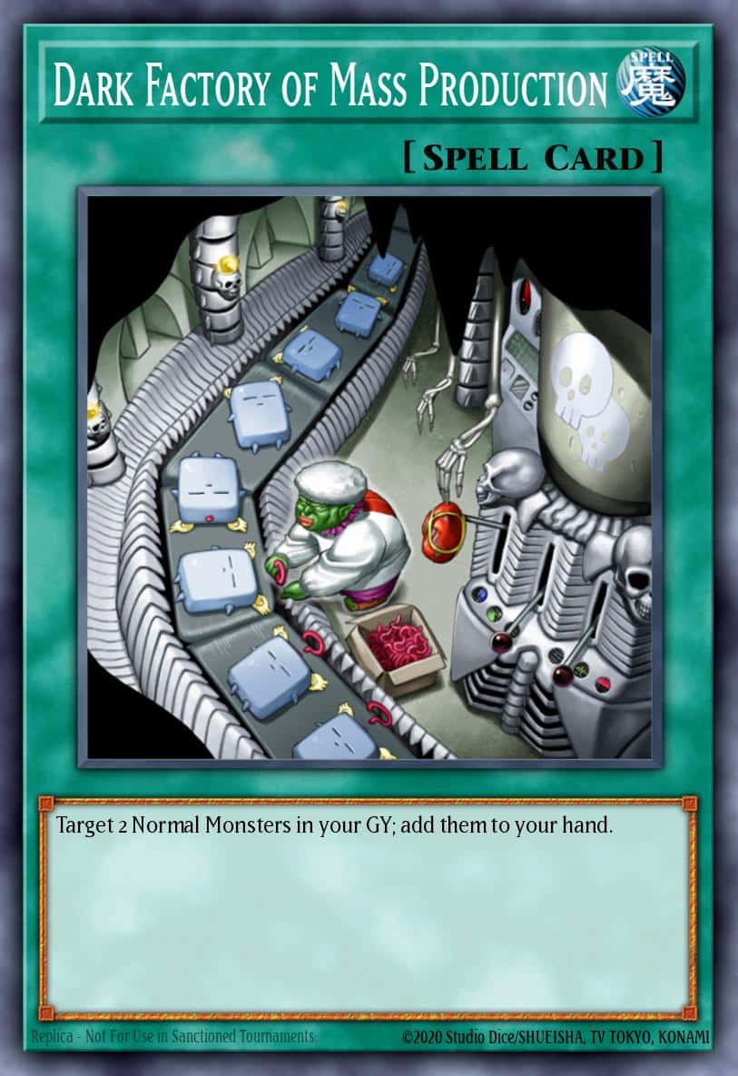 Dark Factory of Mass Production STAX-EN028 Common Yu-Gi-Oh! kartı
