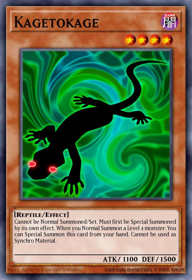 Kagetokage PHSW-EN005 Rare Yu-Gi-Oh! kartı