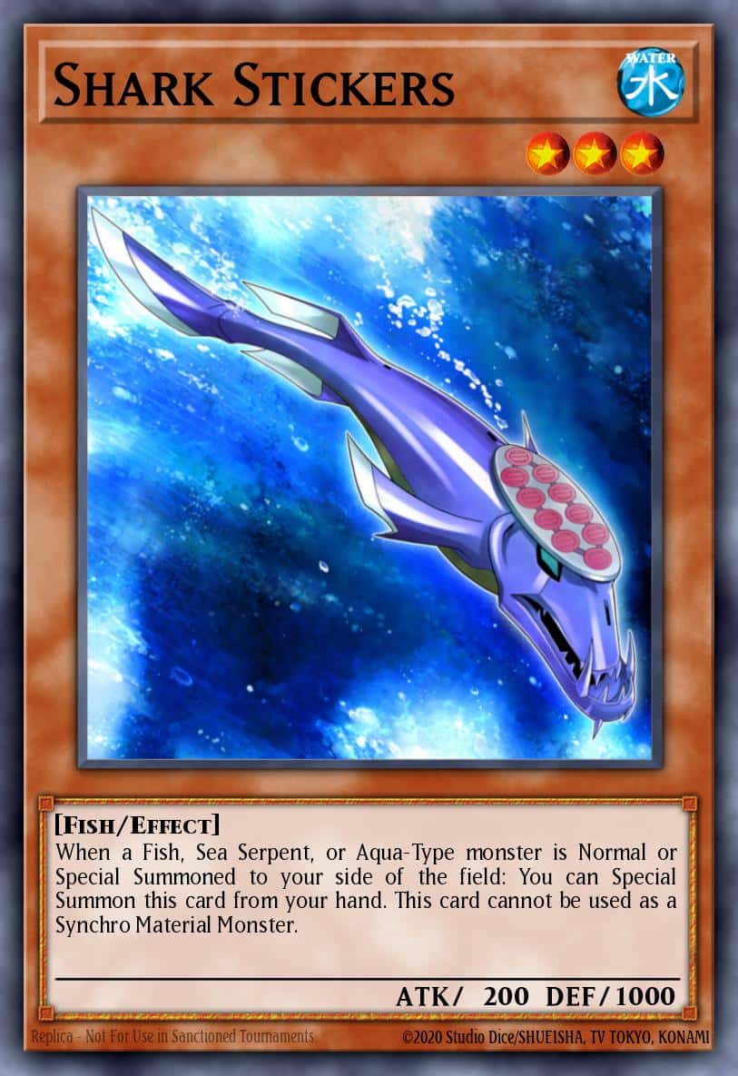 Shark Stickers PHSW-EN009 Common Yu-Gi-Oh! kartı