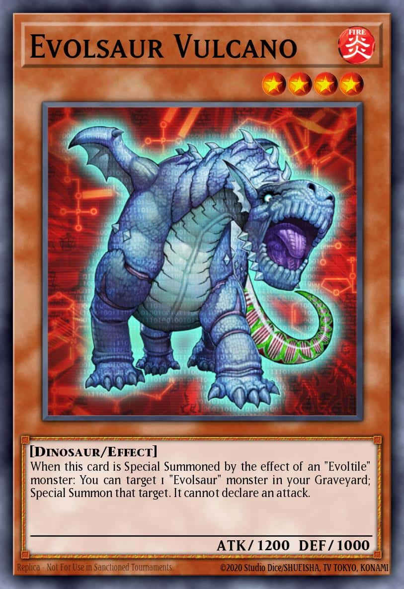 Evolsaur Vulcano PHSW-EN019 Rare Yu-Gi-Oh! kartı