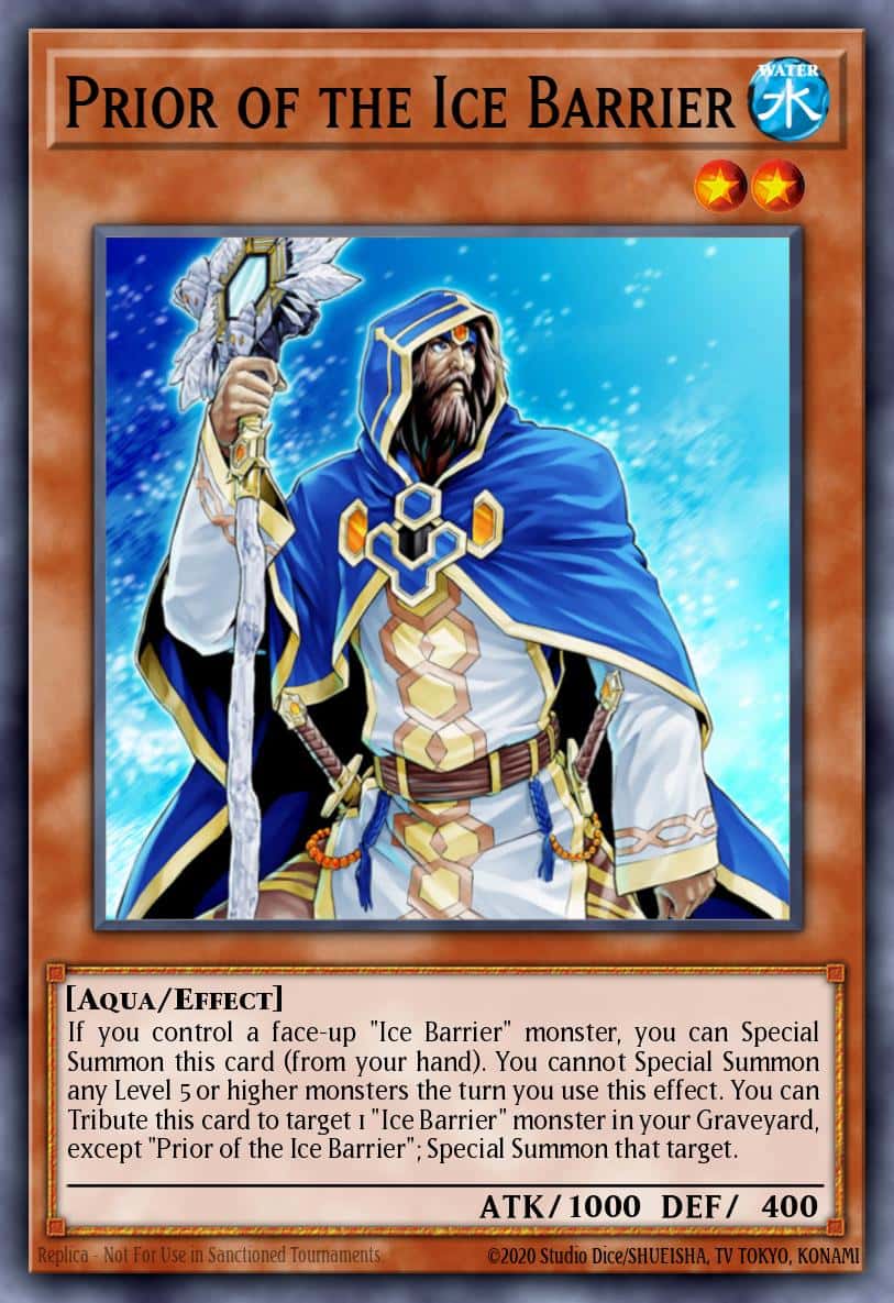 Prior Of The Ice Barrier PHSW-EN030 Common Yu-Gi-Oh! kartı