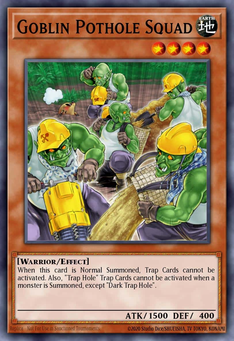 Goblin Pothole Squad PHSW-EN035 Common Yu-Gi-Oh! kartı