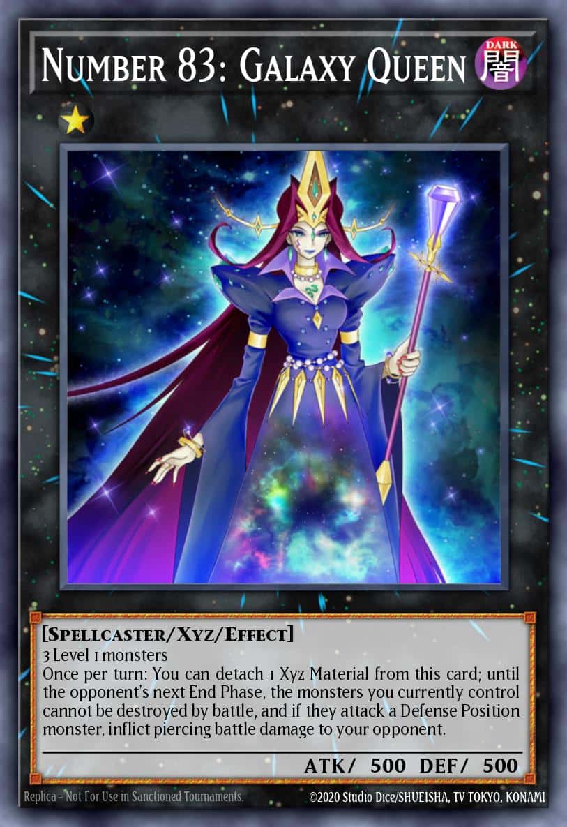 Number 83: Galaxy Queen PHSW-EN039 Super Rare Yu-Gi-Oh! kartı
