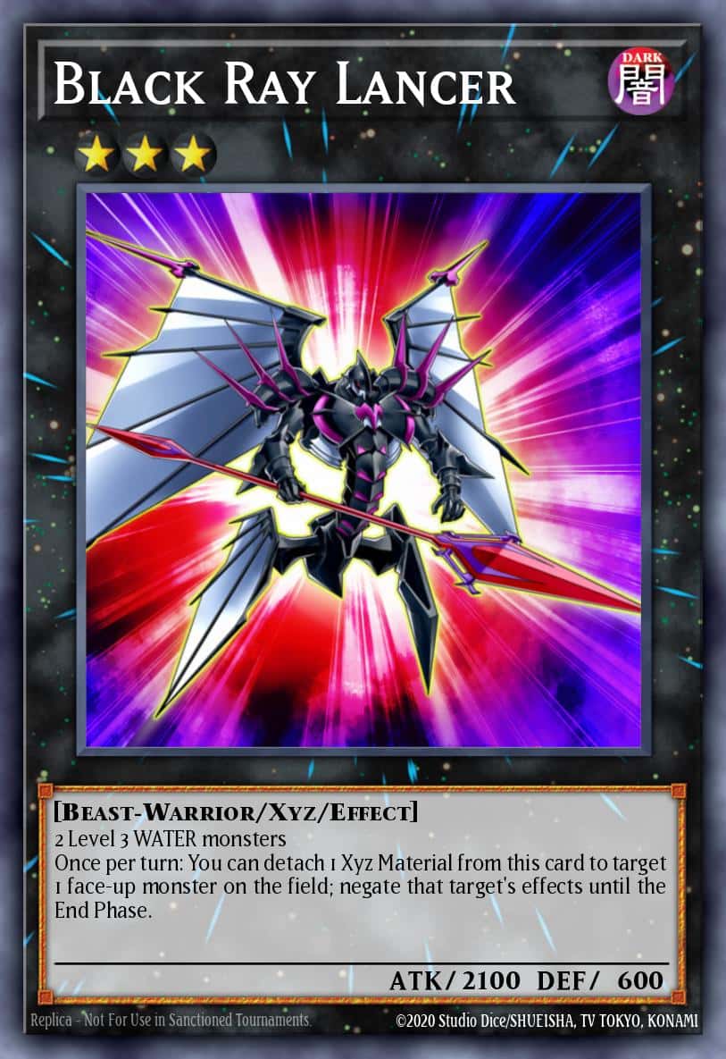 Black Ray Lancer PHSW-EN040 Super Rare Yu-Gi-Oh! kartı