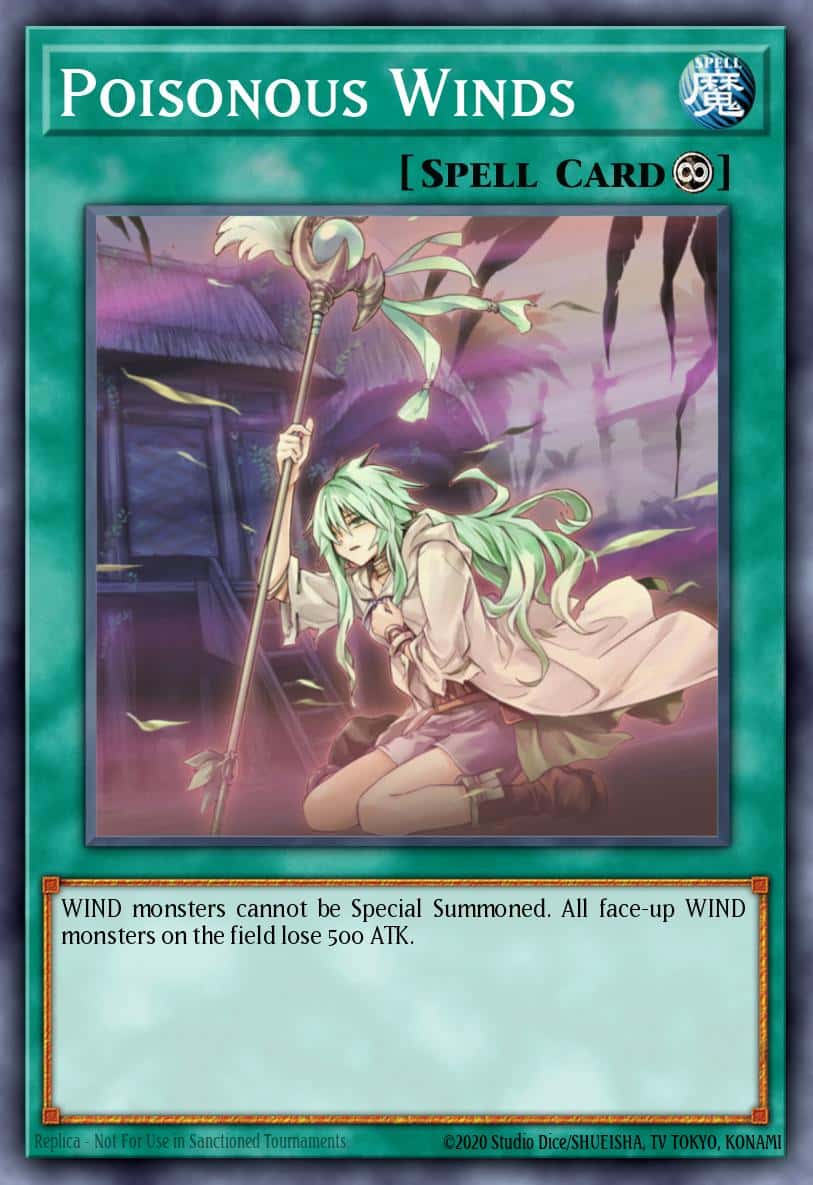 Poisonous Winds PHSW-EN062 Common Yu-Gi-Oh! kartı
