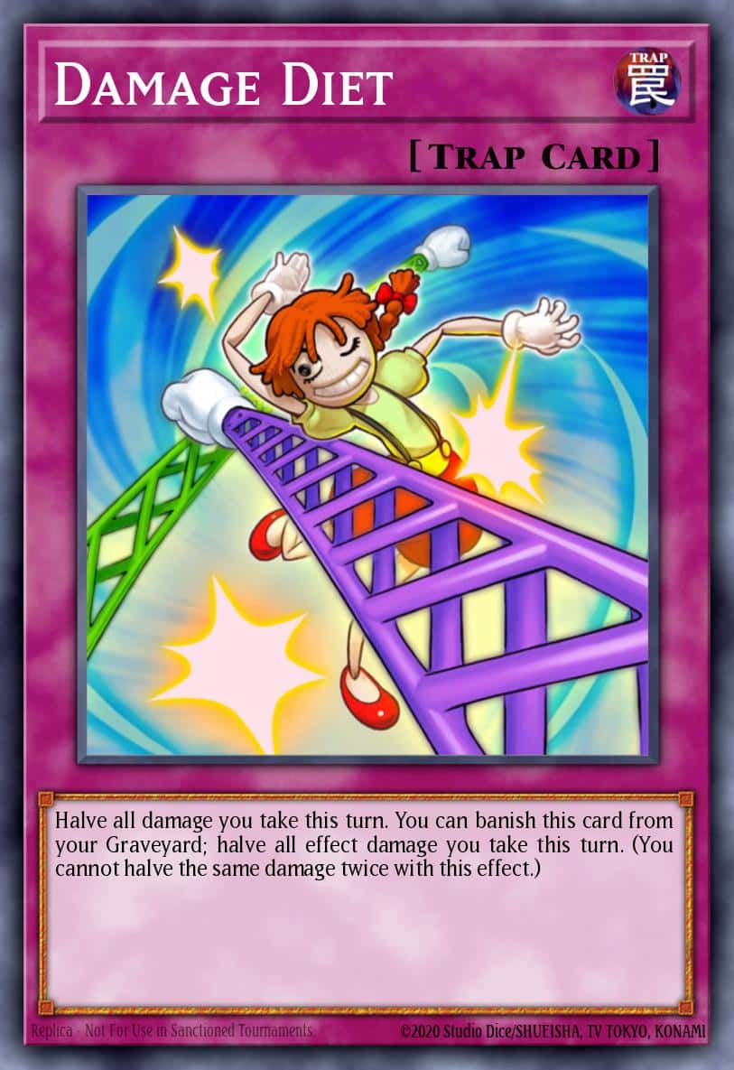 Damage Diet PHSW-EN065 Common Yu-Gi-Oh! kartı