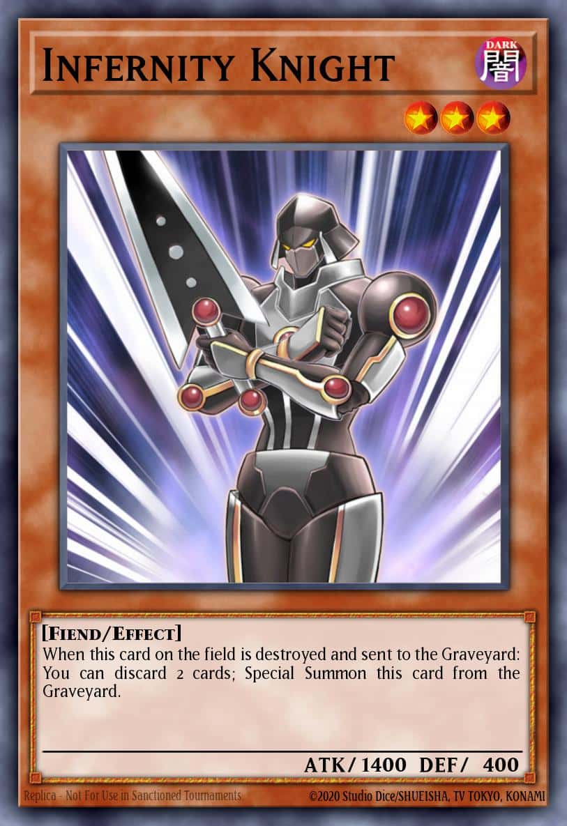 Infernity Knight PHSW-EN099 Super Rare Yu-Gi-Oh! kartı