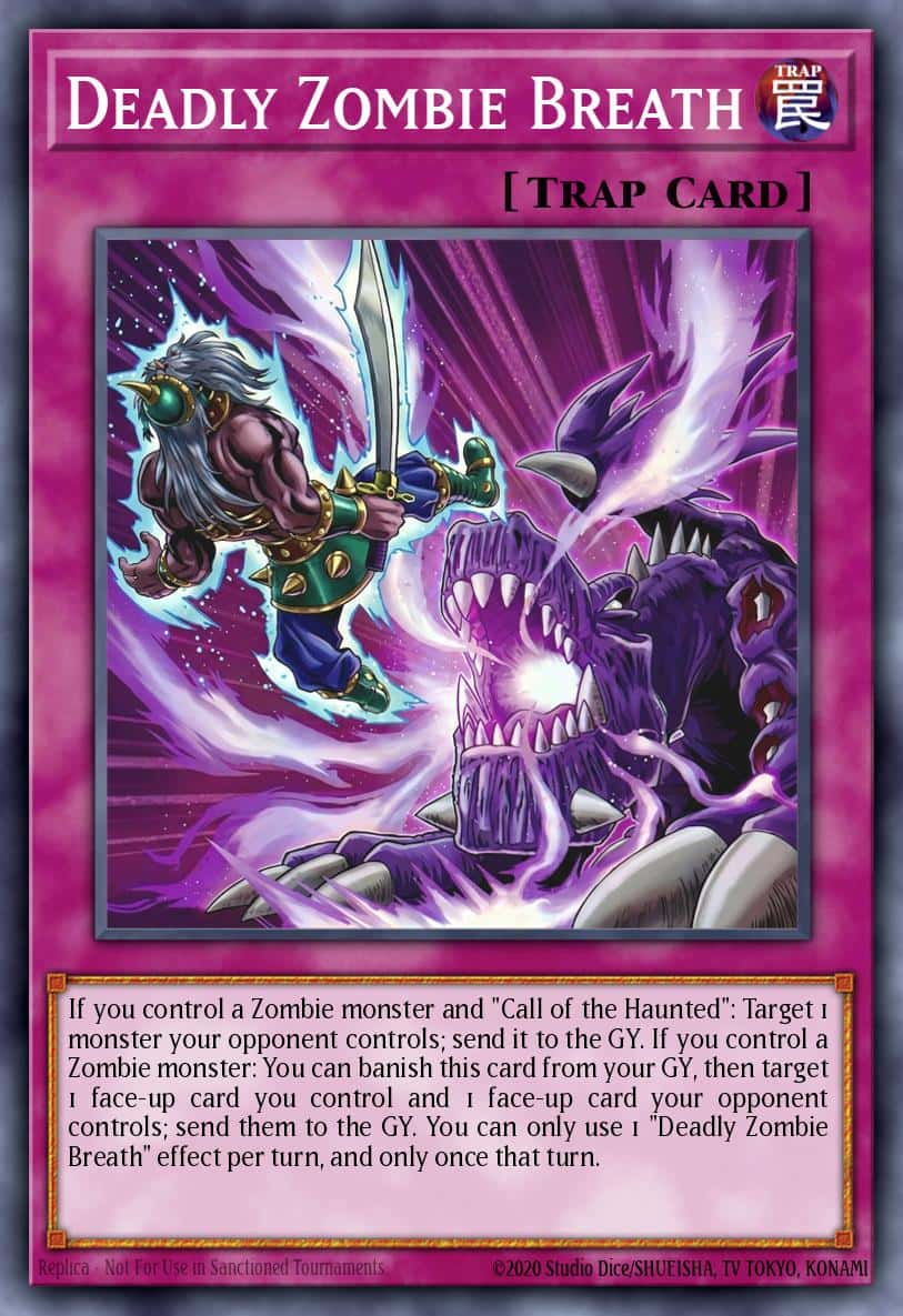 Deadly Zombie Breath MZMU-EN010 Super Rare Yu-Gi-Oh! kartı