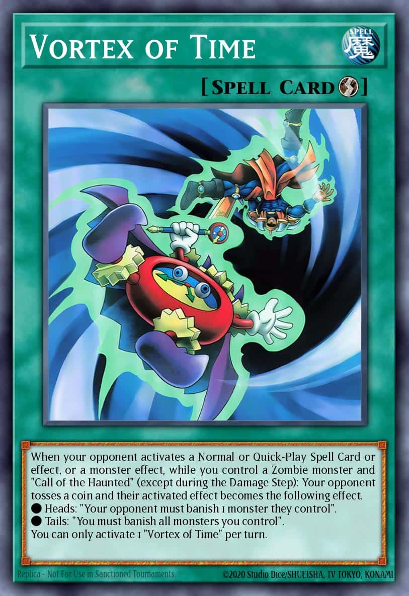 Vortex Of Time MZMU-EN009 Super Rare Yu-Gi-Oh! kartı