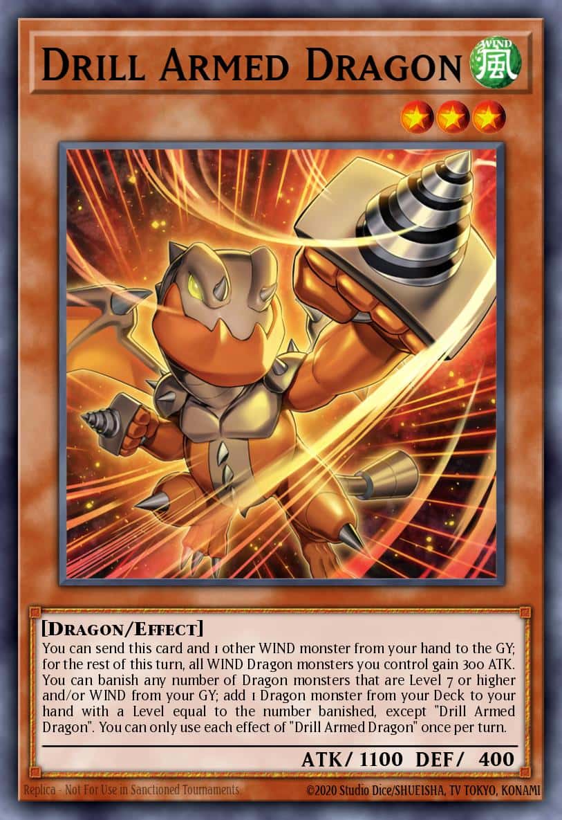 Drill Armed Dragon MZMU-EN030 Rare Yu-Gi-Oh! kartı