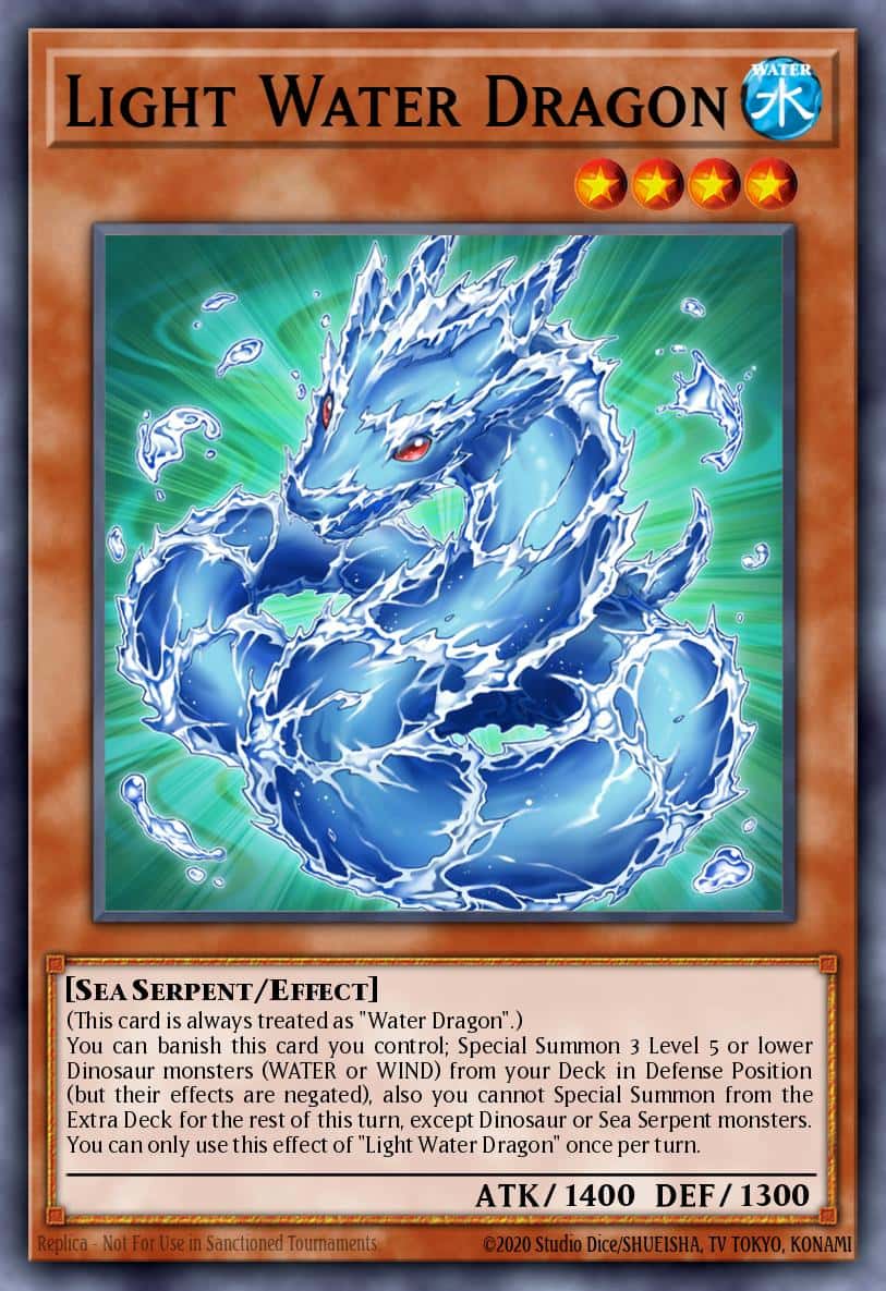 Light Water Dragon MZMU-EN031 Rare Yu-Gi-Oh! kartı