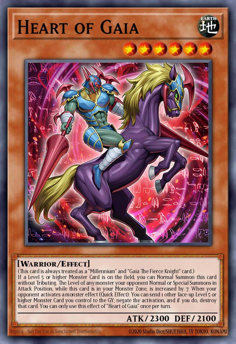 Heart Of Gaia MZMU-EN033 Super Rare Yu-Gi-Oh! kartı