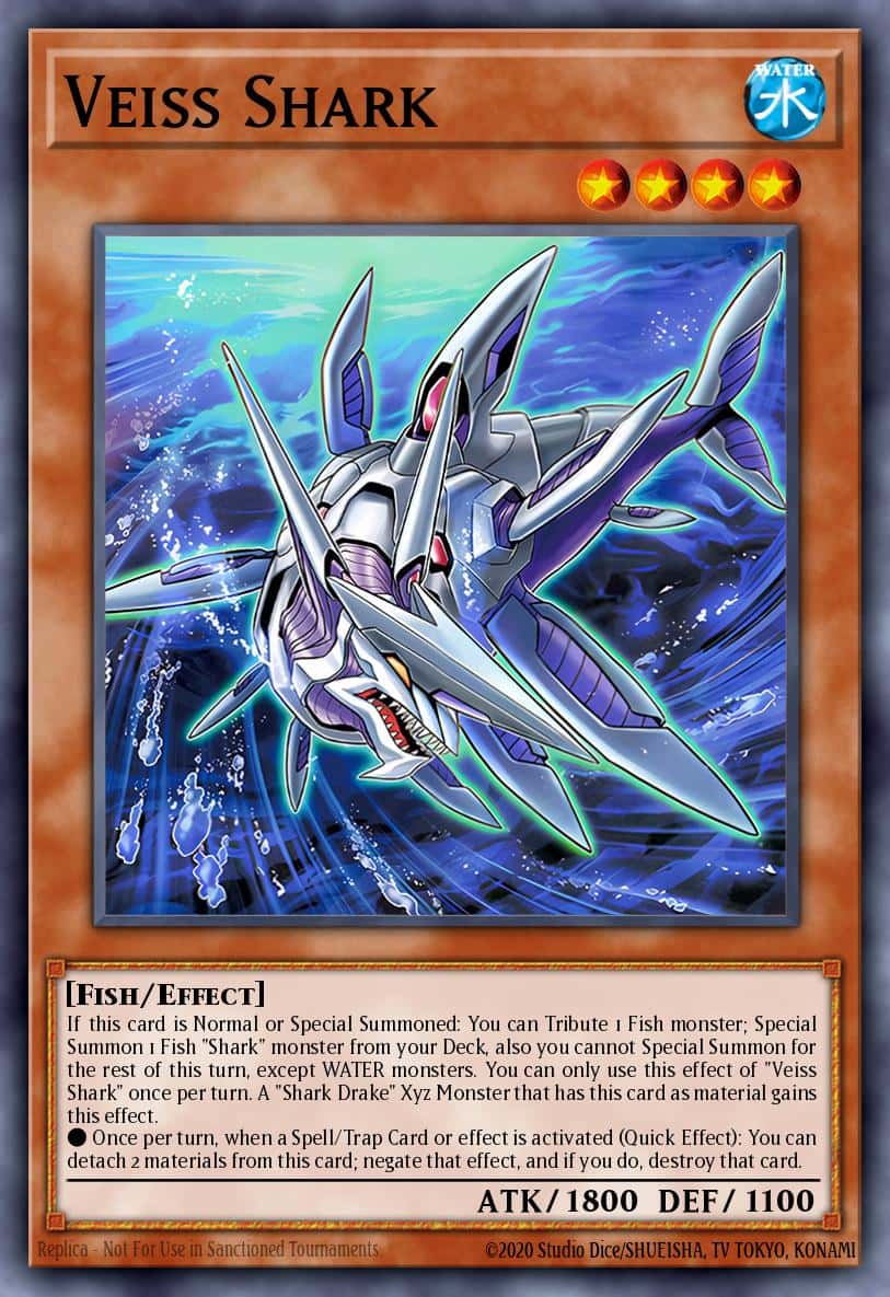 Veiss Shark MZMU-EN034 Super Rare Yu-Gi-Oh! kartı
