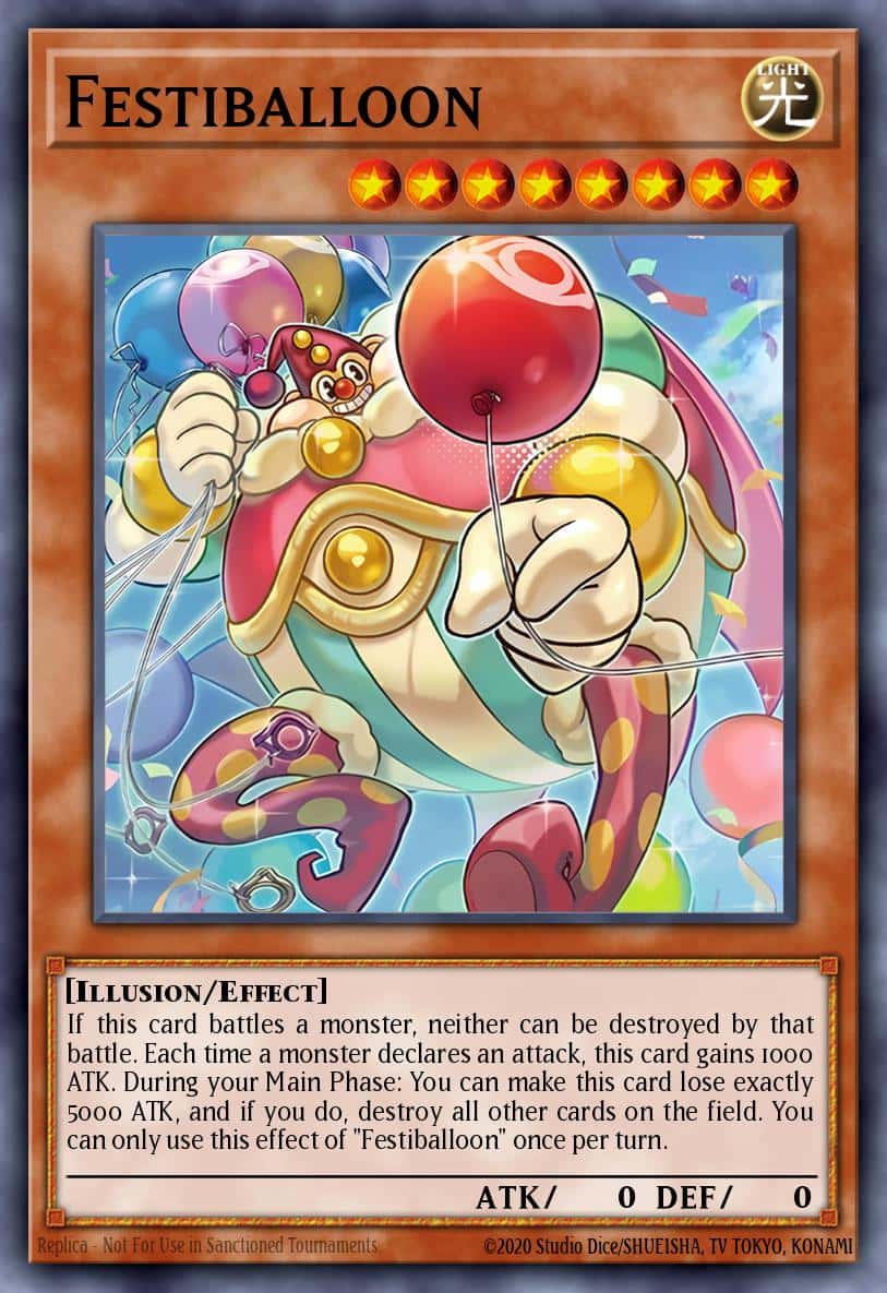Festiballoon MZMU-EN035 Rare Yu-Gi-Oh! kartı