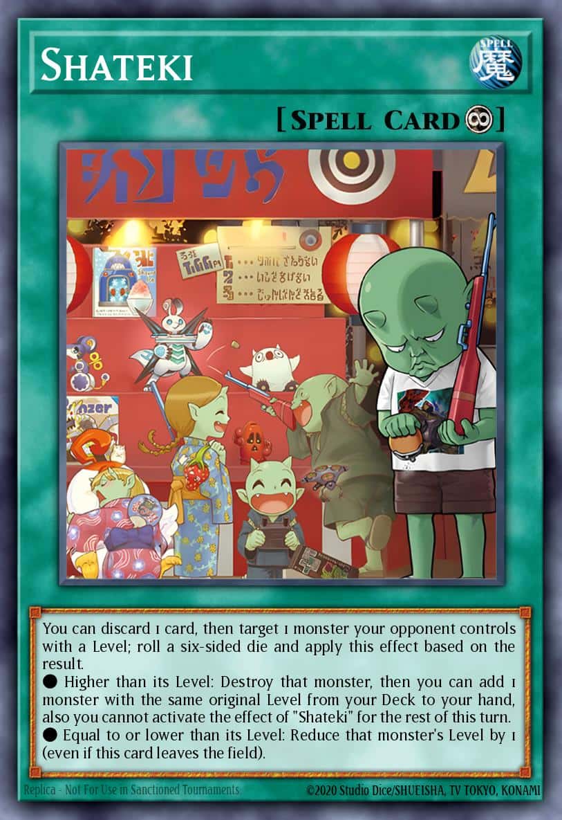 Shateki MZMU-EN038 Rare Yu-Gi-Oh! kartı