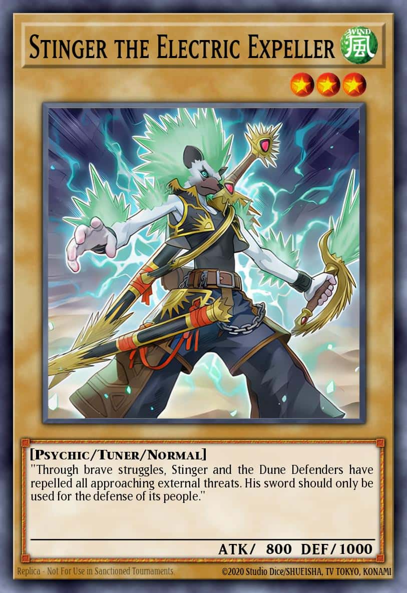Stinger The Electric Expeller MZMU-EN040 Rare Yu-Gi-Oh! kartı