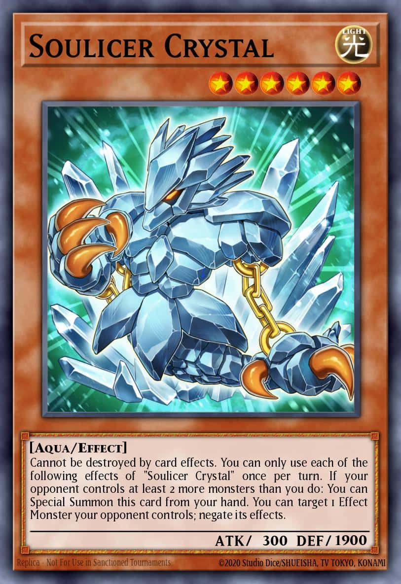 Soulicer Crystal MZMU-EN042 Rare Yu-Gi-Oh! kartı