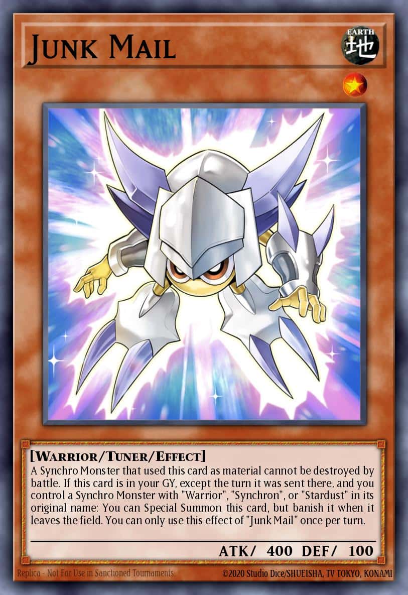 Junk Mail MZMU-EN047 Rare Yu-Gi-Oh! kartı