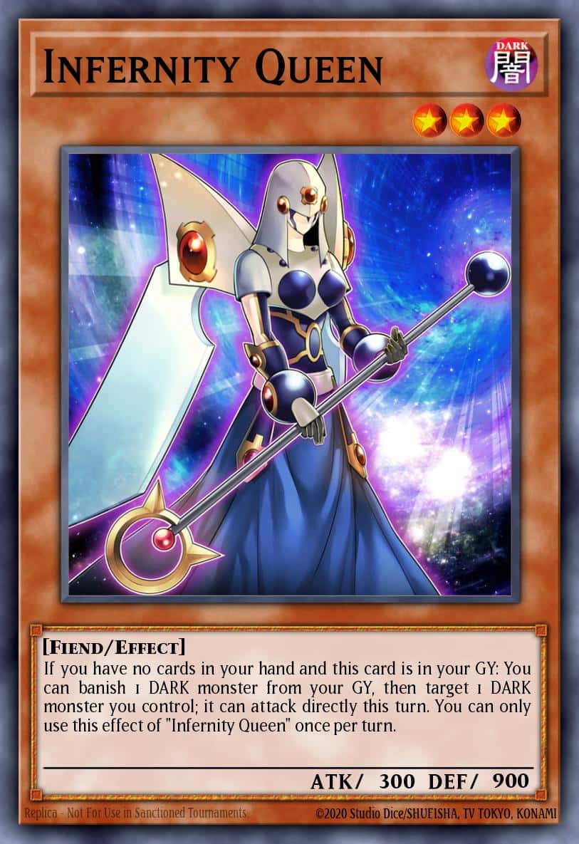Infernity Queen MZMU-EN048 Rare Yu-Gi-Oh! kartı