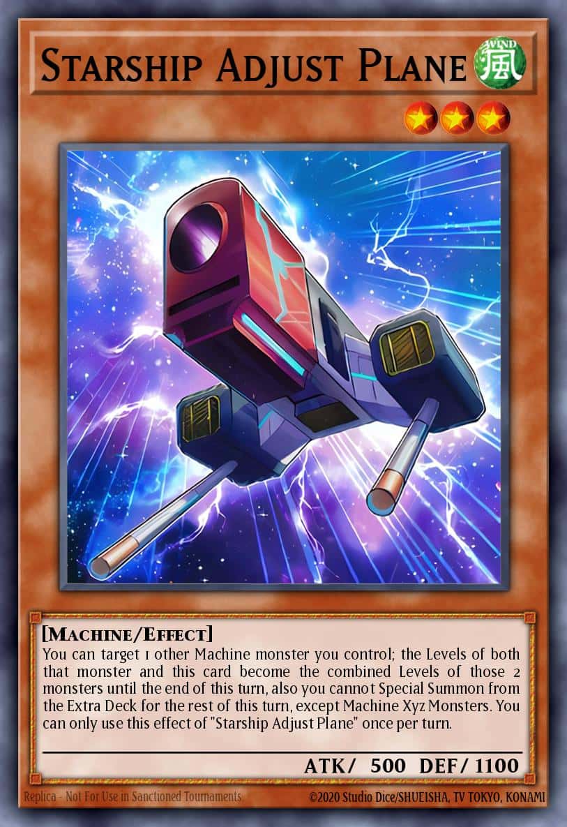 Starship Adjust Plane MZMU-EN049 Rare Yu-Gi-Oh! kartı