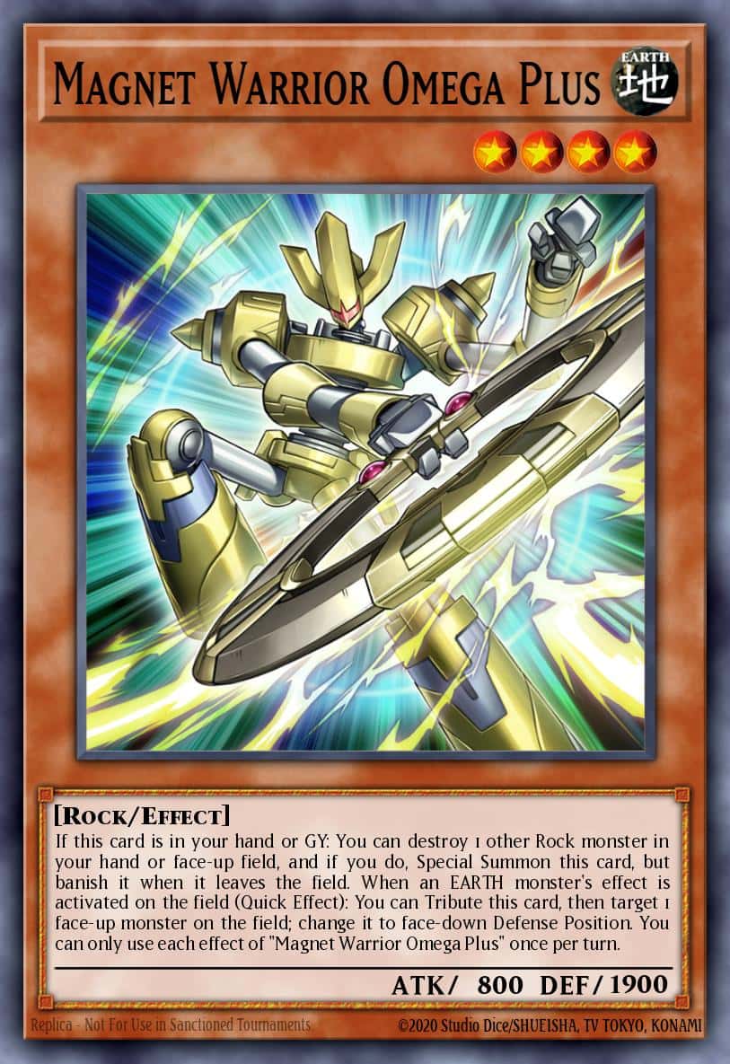 Magnet Warrior Omega Plus MZMU-EN054 Super Rare Yu-Gi-Oh! kartı