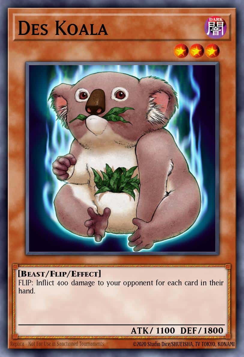 Des Koala MZMU-EN062 Secret Rare Yu-Gi-Oh! kartı