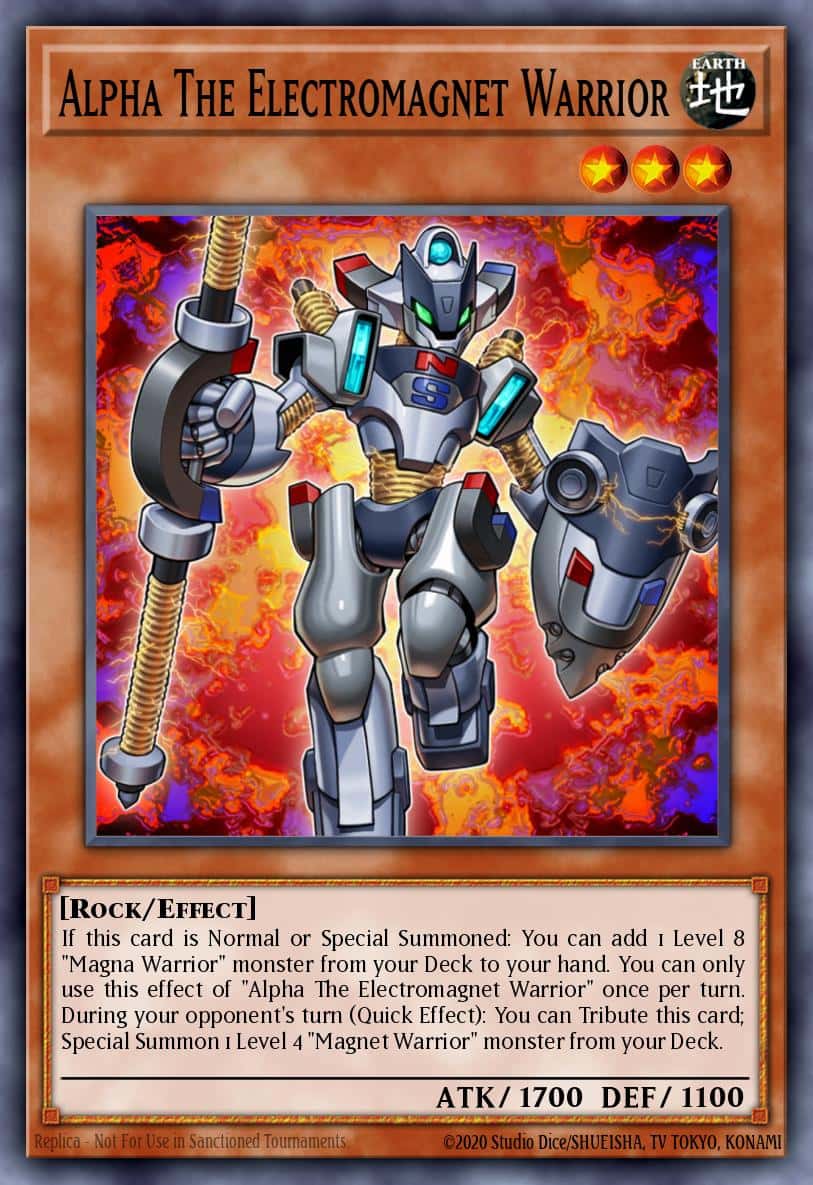 Alpha The Electromagnet Warrior MZMU-EN080 Rare Yu-Gi-Oh! kartı