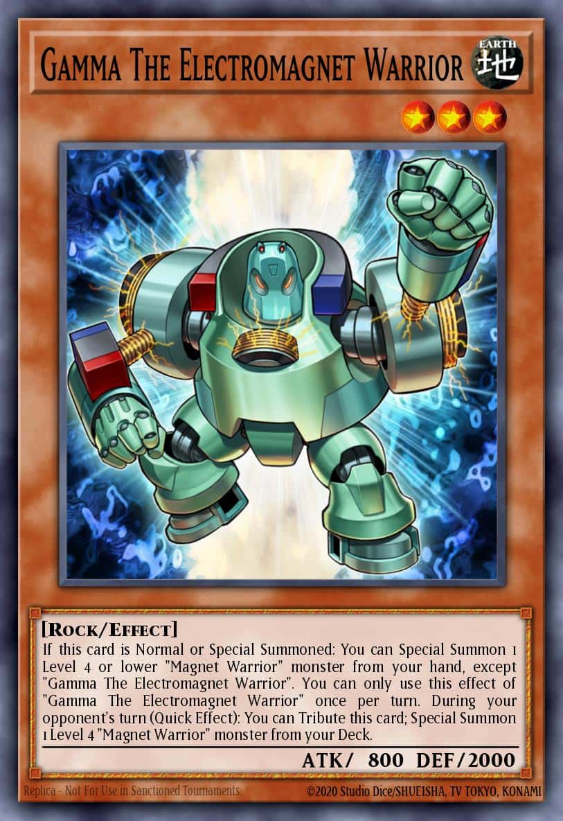 Gamma The Electromagnet Warrior MZMU-EN082 Rare Yu-Gi-Oh! kartı