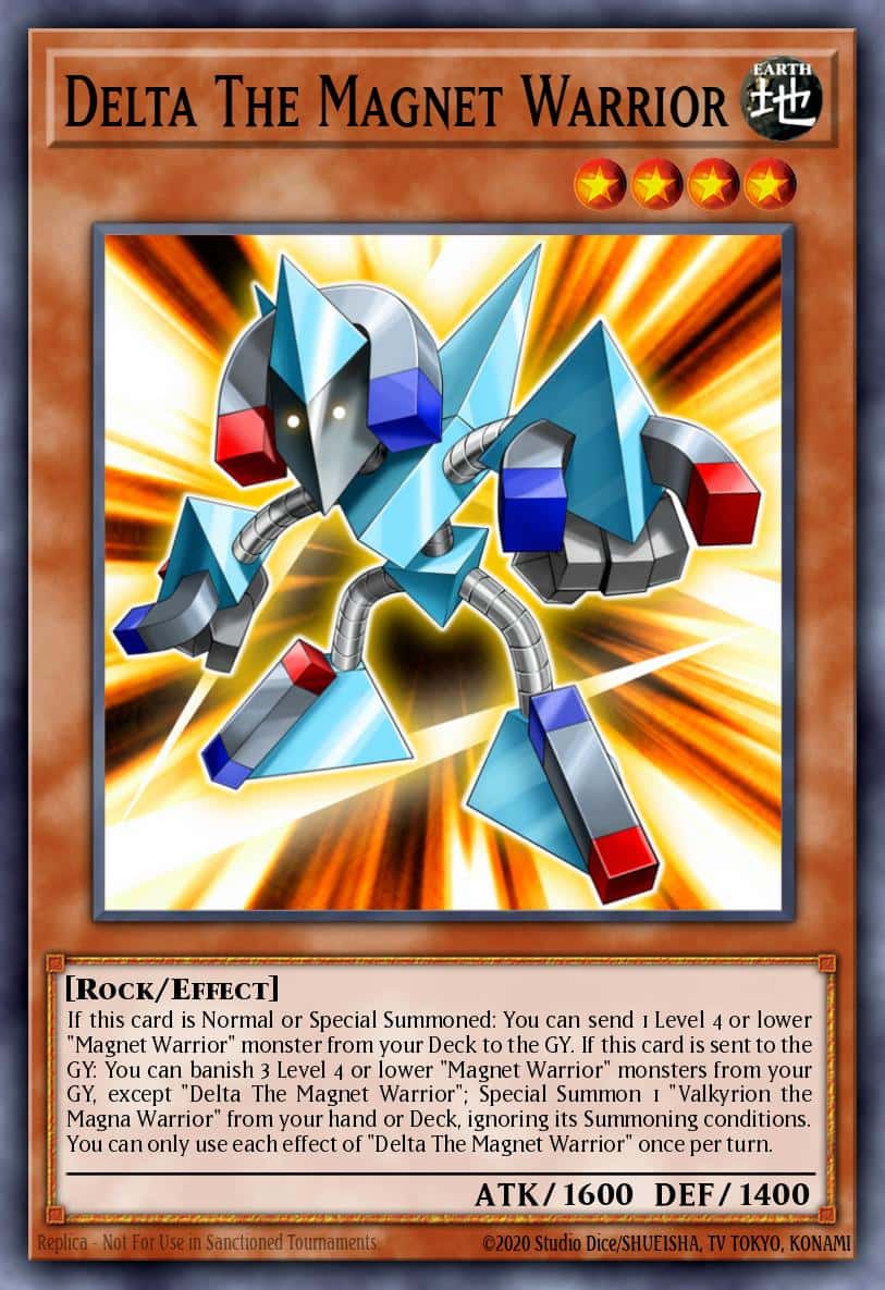 Delta The Magnet Warrior MZMU-EN085 Rare Yu-Gi-Oh! kartı