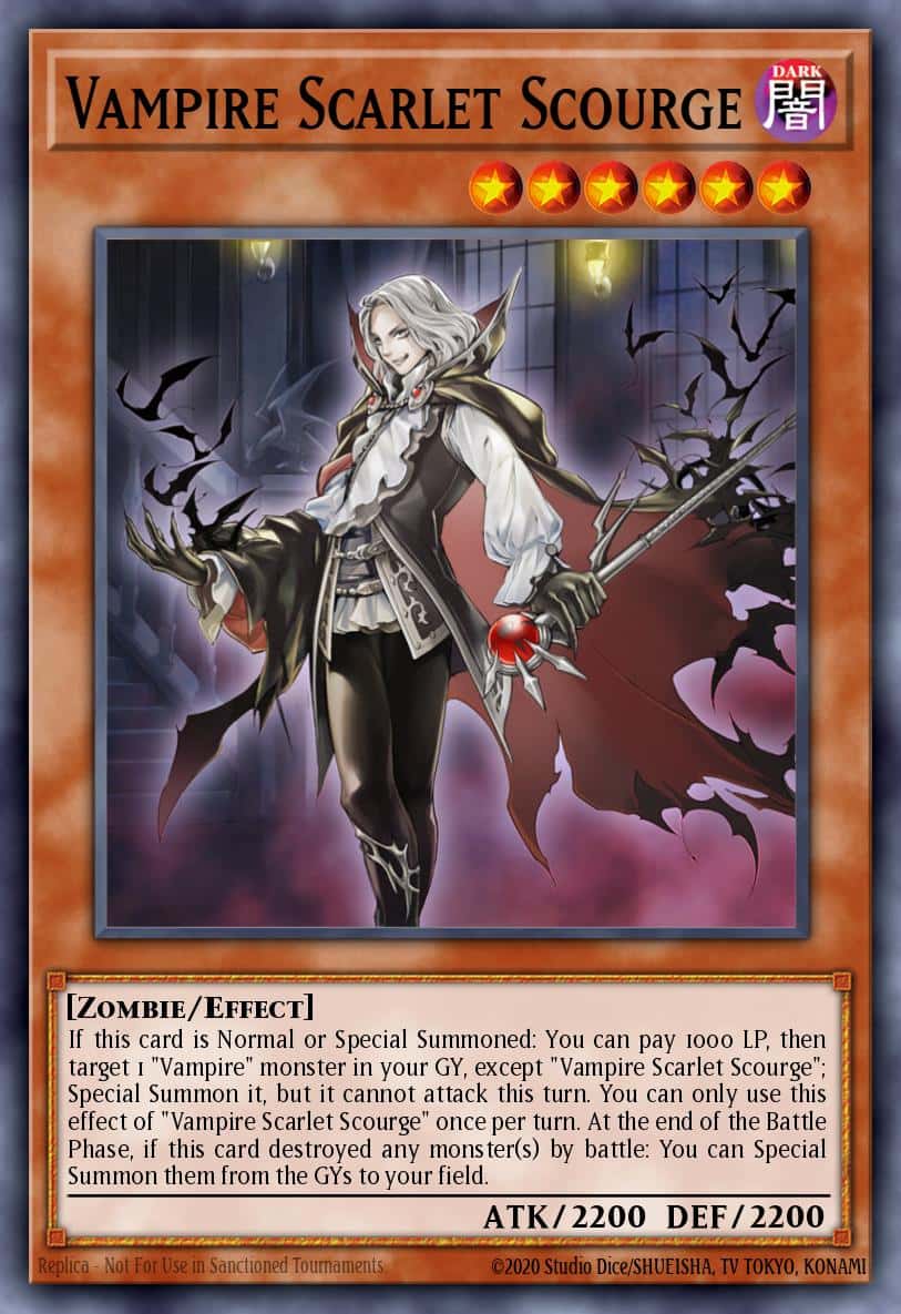 Vampire Scarlet Scourge MZMU-EN086 Rare Yu-Gi-Oh! kartı