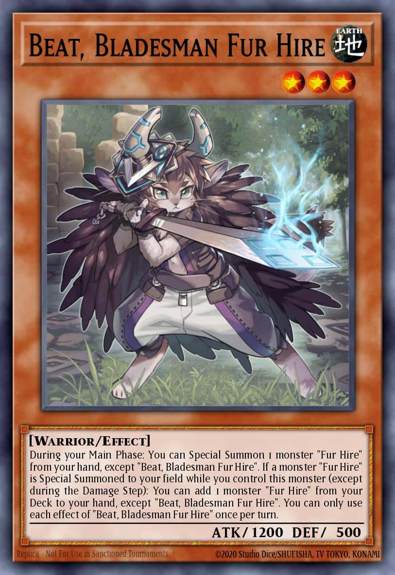 Beat, Bladesman Fur Hire MZMU-EN087 Rare Yu-Gi-Oh! kartı