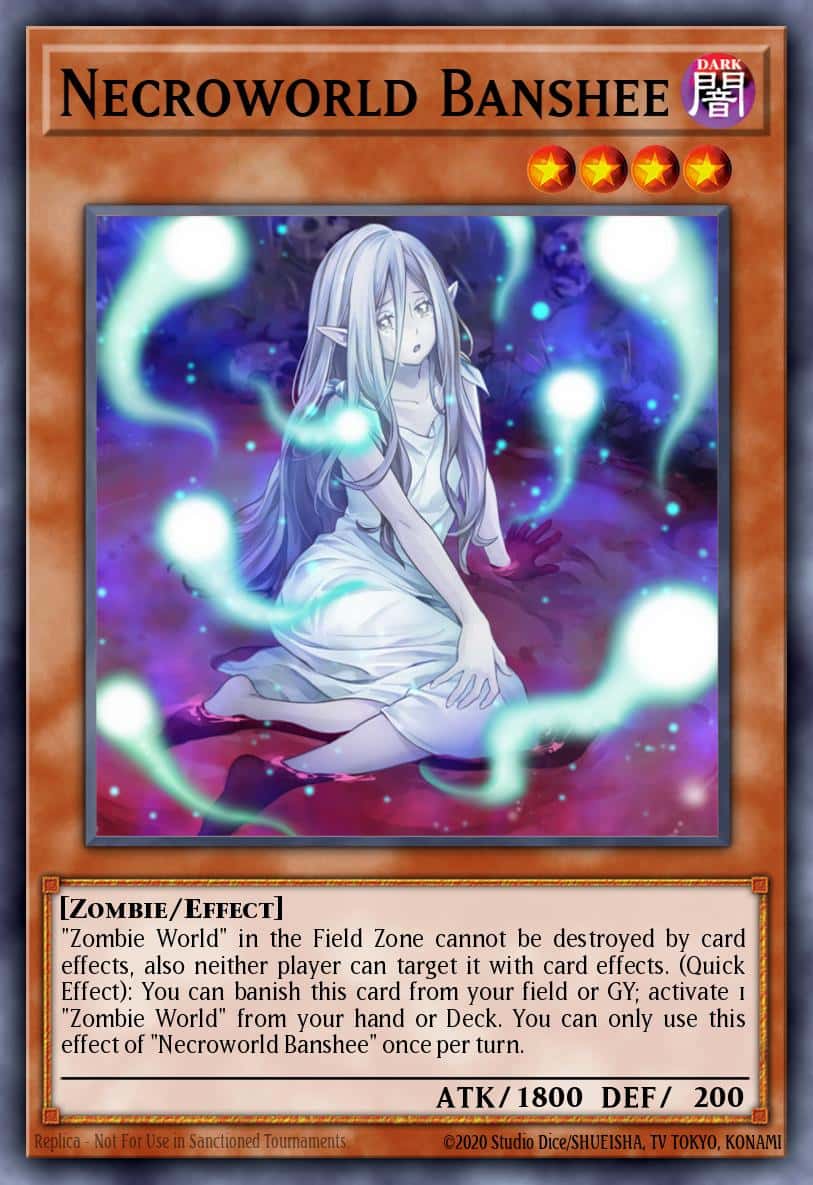 Necroworld Banshee MZMU-EN088 Rare Yu-Gi-Oh! kartı