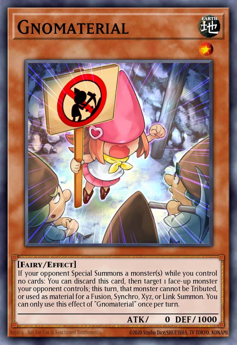 Gnomaterial MZMU-EN089 Rare Yu-Gi-Oh! kartı