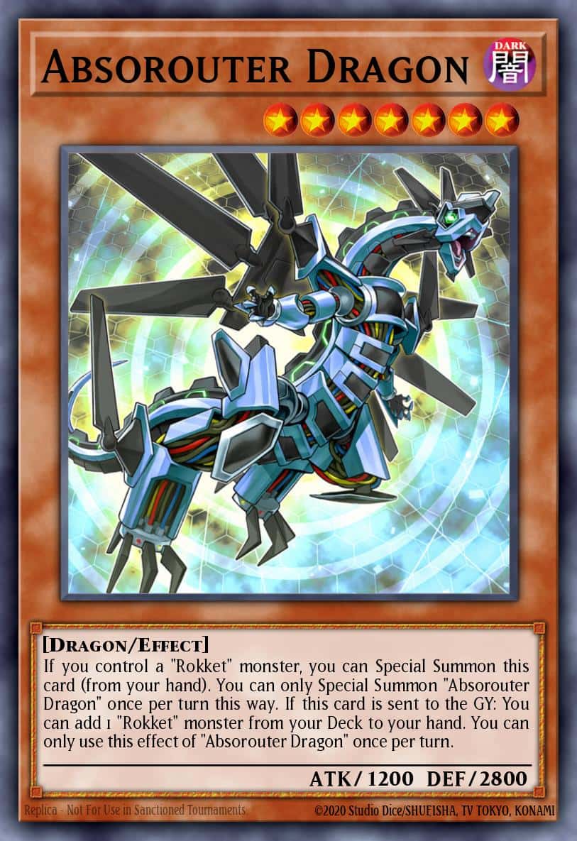 Absorouter Dragon MZMU-EN090 Rare Yu-Gi-Oh! kartı