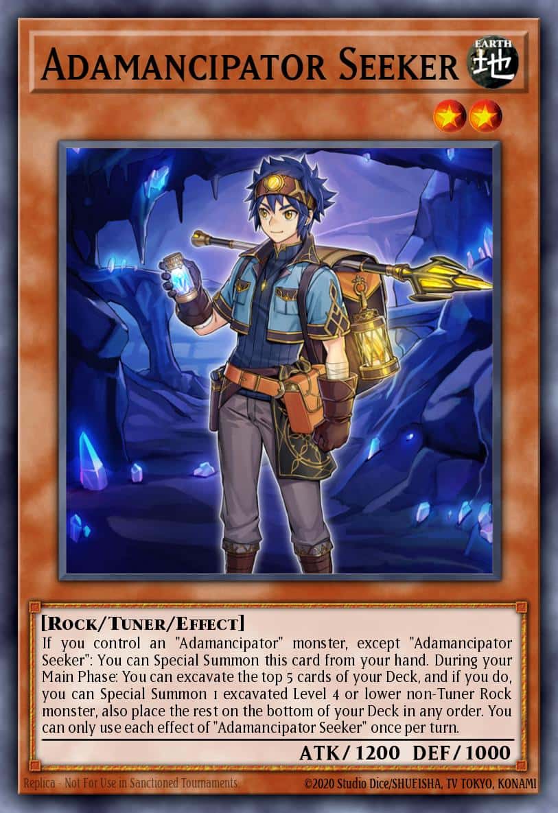 Adamancipator Seeker MZMU-EN091 Rare Yu-Gi-Oh! kartı