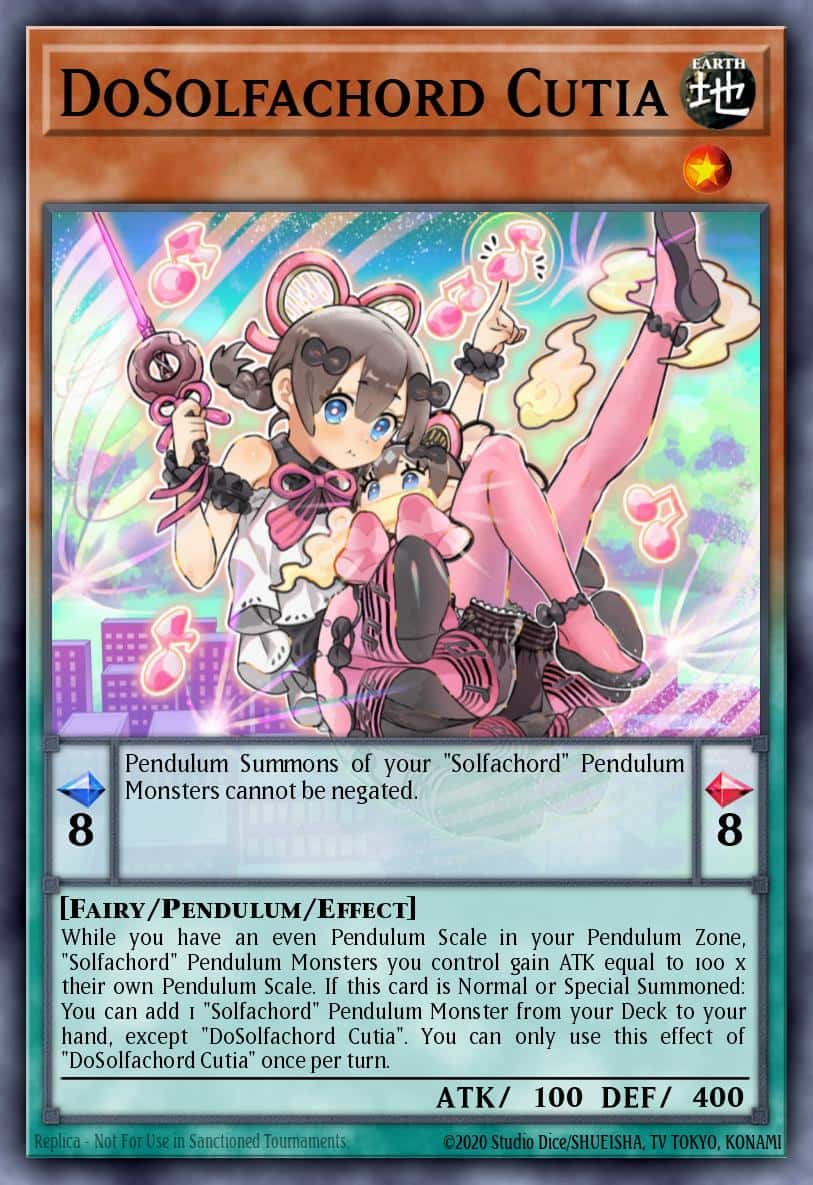 Dosolfachord Cutia MZMU-EN095 Rare Yu-Gi-Oh! kartı