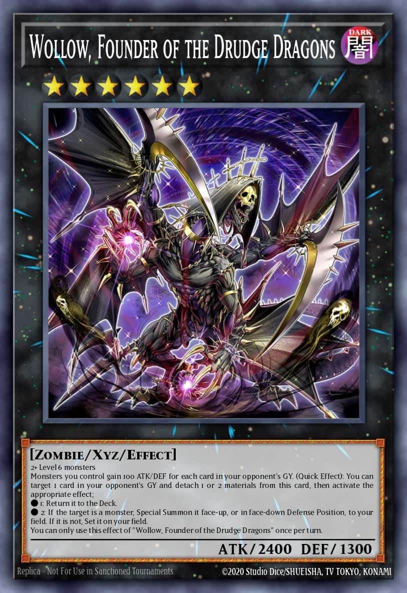 Wollow, Founder Of The Drudge Dragons MZMU-EN105 Rare Yu-Gi-Oh! kartı