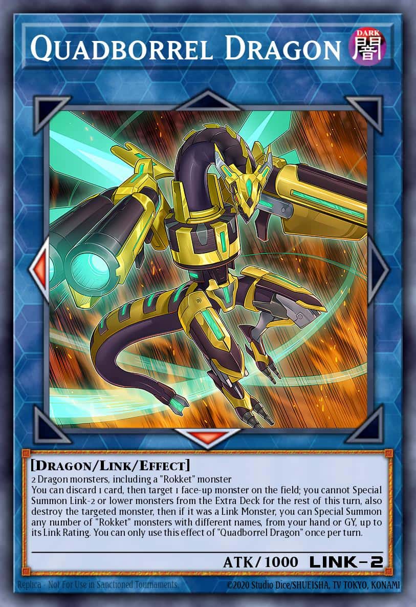 Quadborrel Dragon MZMU-EN108 Rare Yu-Gi-Oh! kartı