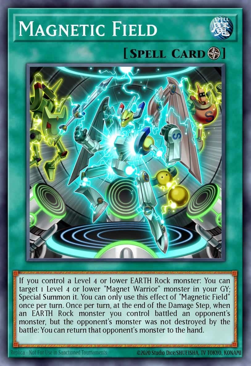 Magnetic Field MZMU-EN111 Rare Yu-Gi-Oh! kartı