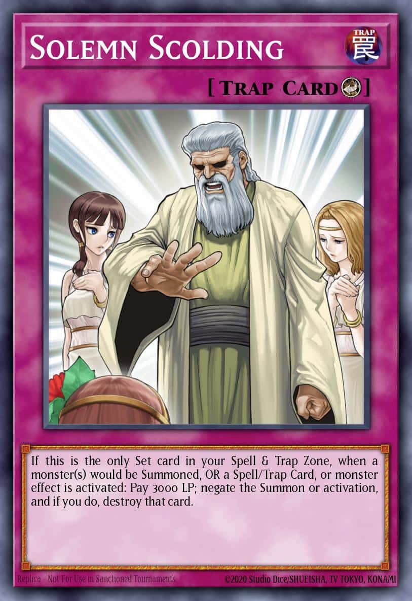 Solemn Scolding MZMU-EN121 Ultra Rare Yu-Gi-Oh! kartı