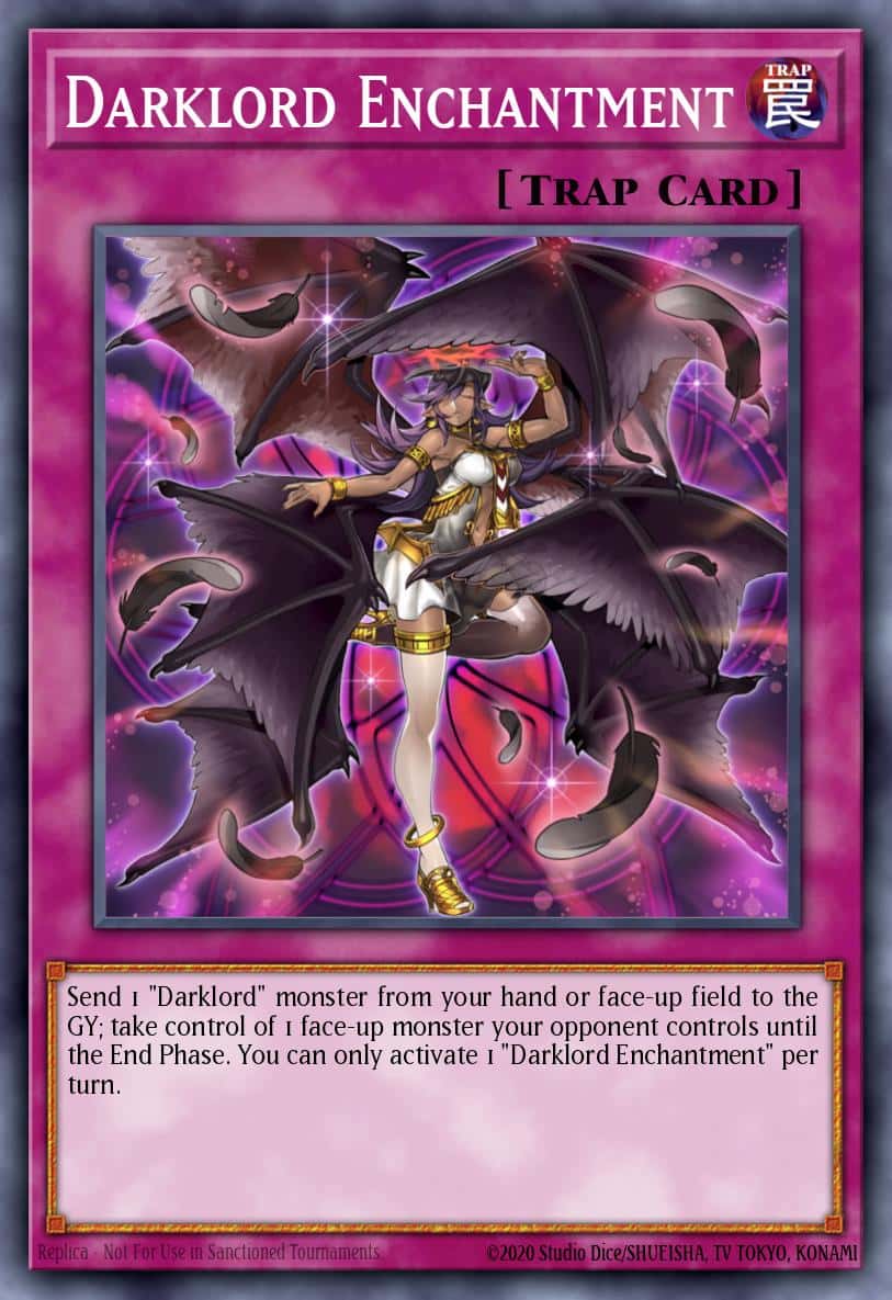 Darklord Enchantment MZMU-EN124 Rare Yu-Gi-Oh! kartı