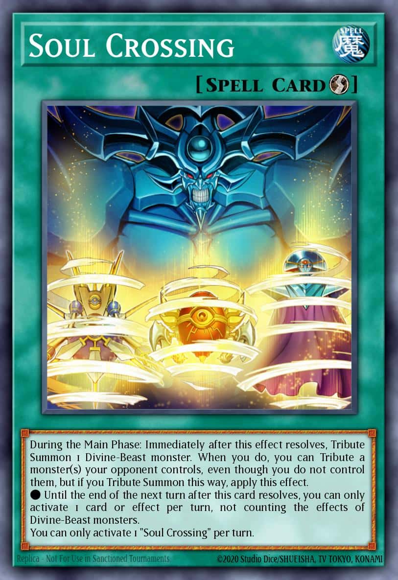 Soul Crossing EGS1-EN002 Ultra Rare Yu-Gi-Oh! kartı