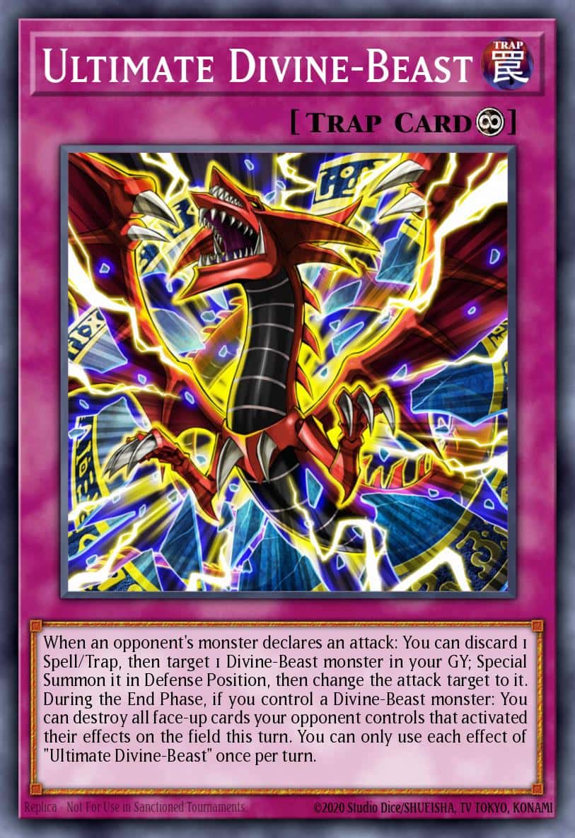 Ultimate Divine-Beast EGS1-EN004 Super Rare Yu-Gi-Oh! kartı