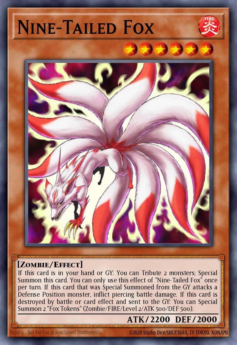 Nine-Tailed Fox EGS1-EN009 Common Yu-Gi-Oh! kartı