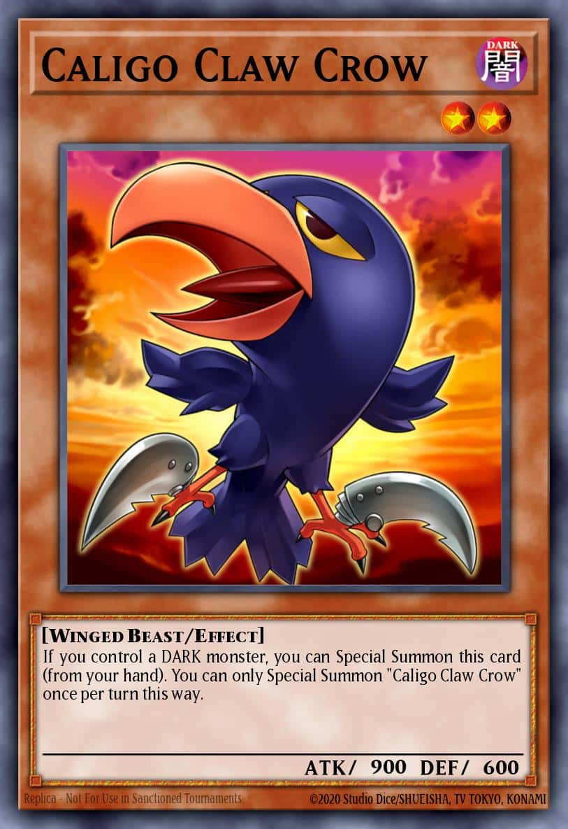 Caligo Claw Crow EGS1-EN012 Common Yu-Gi-Oh! kartı