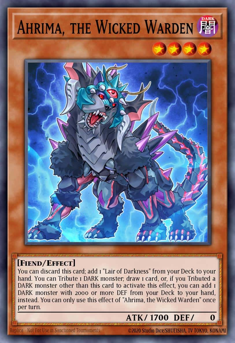 Ahrima, the Wicked Warden EGS1-EN016 Common Yu-Gi-Oh! kartı